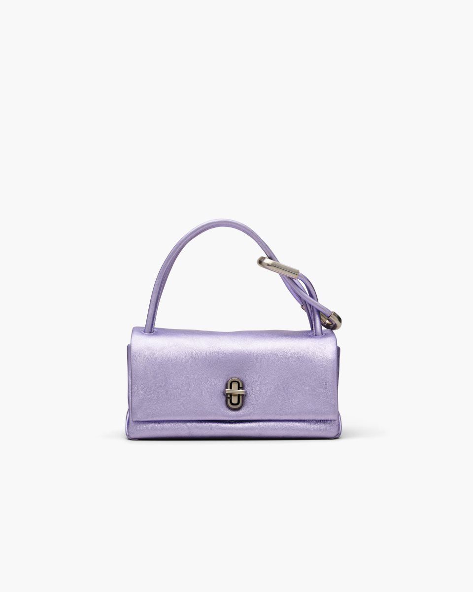 The Dual Bag Marc Jacobs The Metallic Mini Dual Bag Femme Violette | 849WCFNDB
