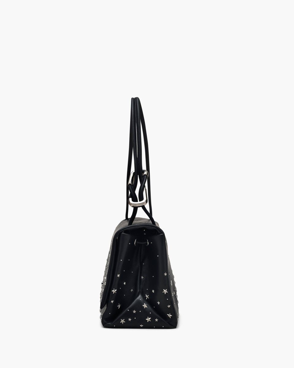 The Dual Bag Marc Jacobs The Star-Studded Leather Large Dual Bag Femme Noir | 318RPKLWQ