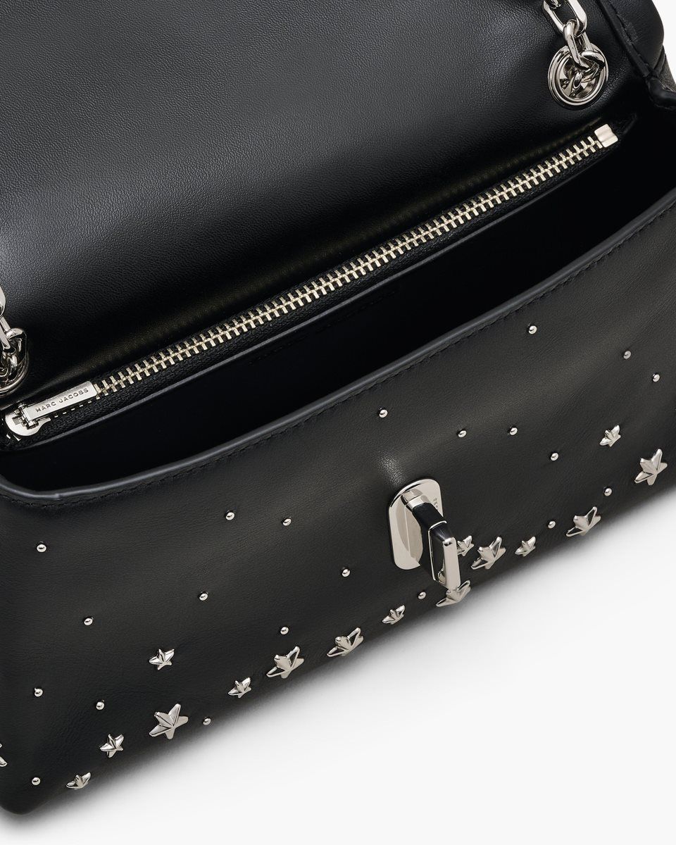 The Dual Bag Marc Jacobs The Star Studded Dual Chain Wallet Femme Noir | 684TZIYUN