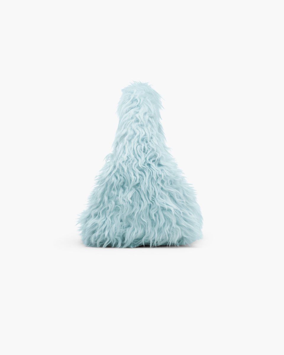 The Sack Bag Marc Jacobs The Faux Fur Mini Sack Bag Femme Bleu | 859XWCONL
