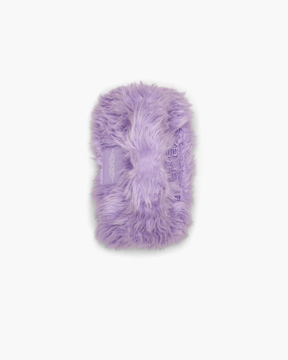 The Sack Bag Marc Jacobs The Faux Fur Mini Sack Bag Femme Violette | 123RUFALK