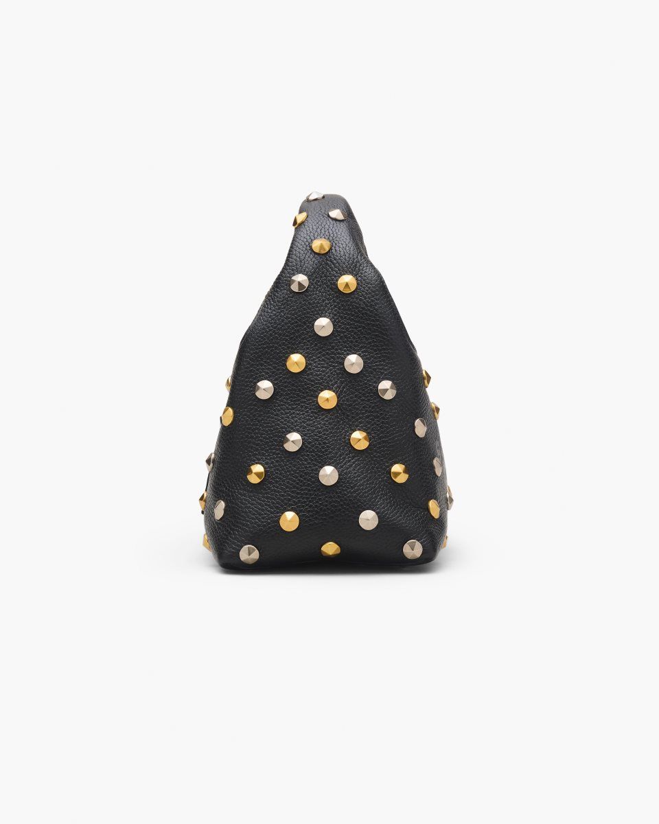 The Sack Bag Marc Jacobs The Glam Studs Leather Mini Sack Bag Femme Noir | 329FJNGOL