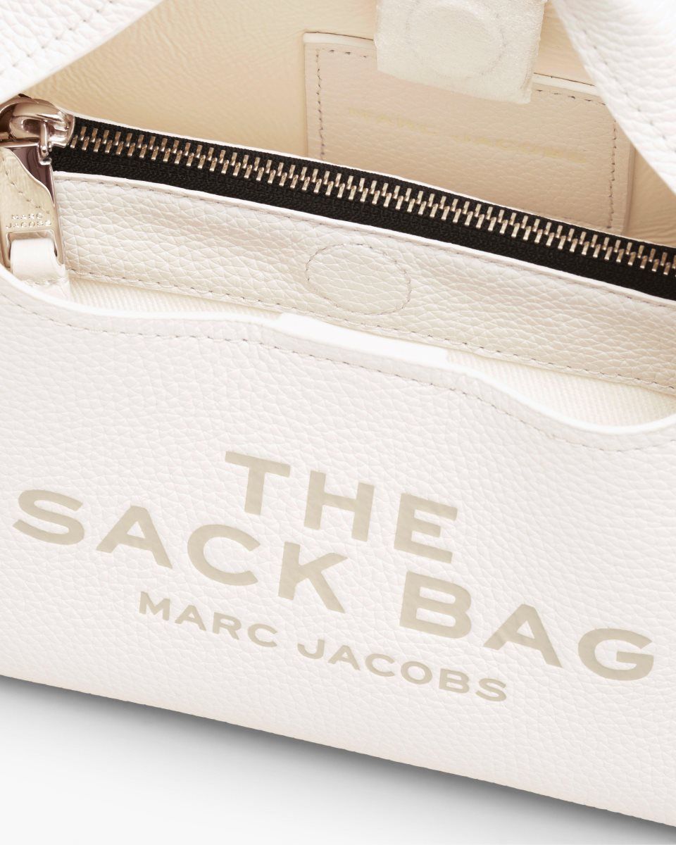 The Sack Bag Marc Jacobs The Mini Sack Bag Femme Blanche | 462HXKOML