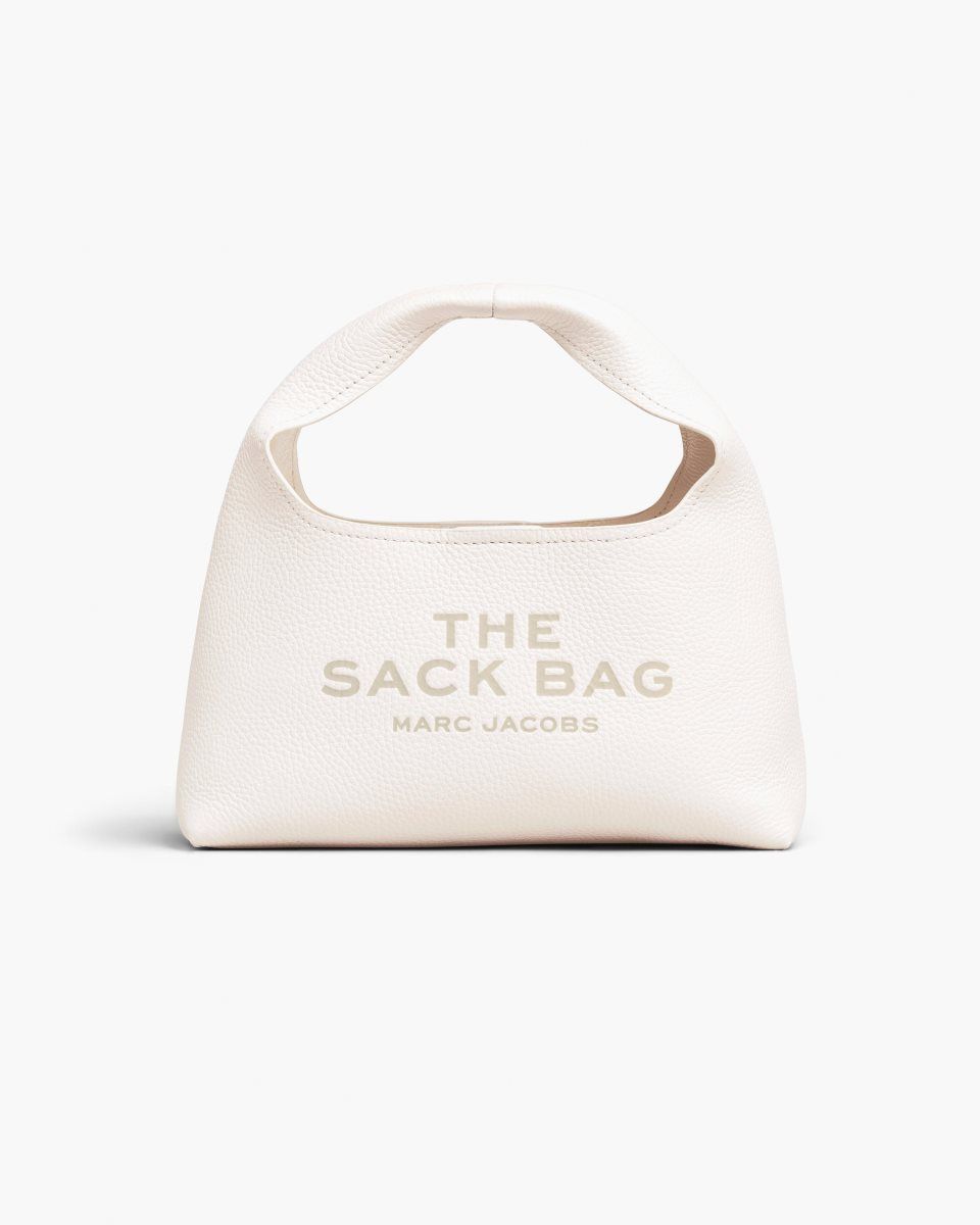 The Sack Bag Marc Jacobs The Mini Sack Bag Femme Blanche | 462HXKOML