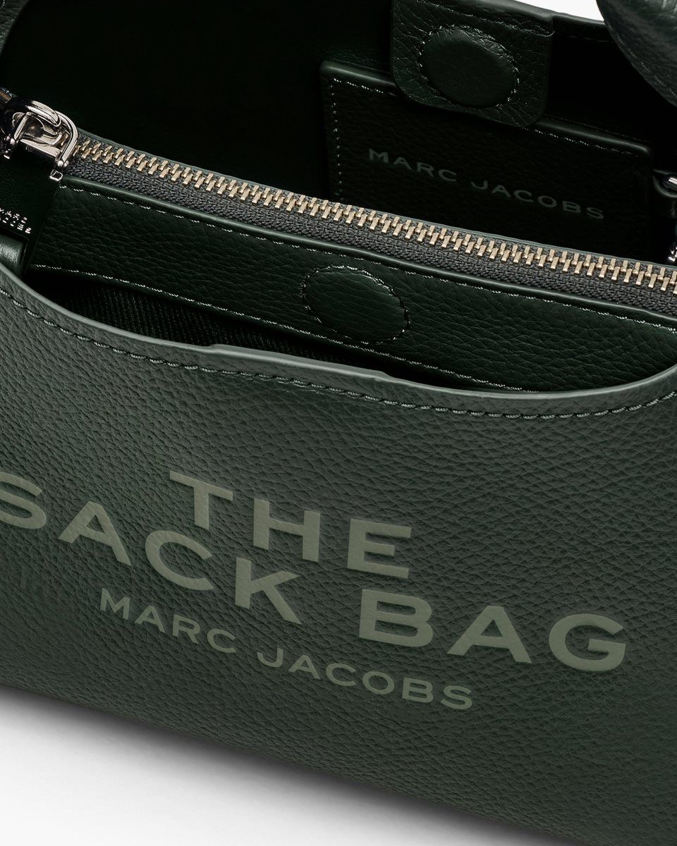 The Sack Bag Marc Jacobs The Mini Sack Bag Femme Vert Foncé | 685DKCHUB