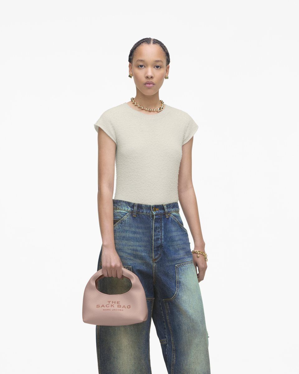 The Sack Bag Marc Jacobs The Mini Sack Bag Femme Rose | 759ZIJCNQ