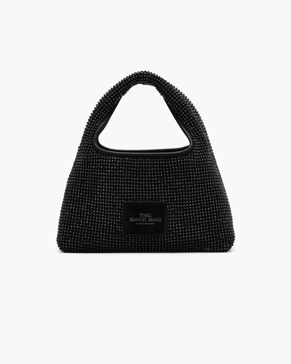 The Sack Bag Marc Jacobs The Rhinestone Mini Sack Bag Femme Noir | 039GCQKML