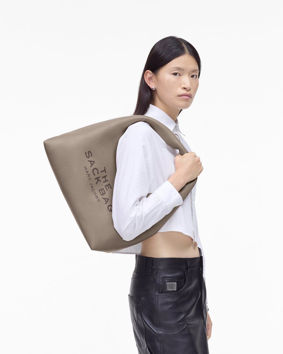 The Sack Bag Marc Jacobs The Sack Bag Femme Cement | 261GWYTUZ