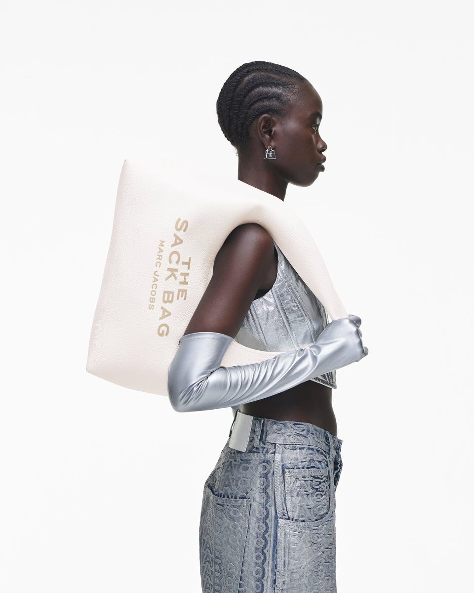 The Sack Bag Marc Jacobs The Sack Bag Femme Blanche | 368YGWUTH