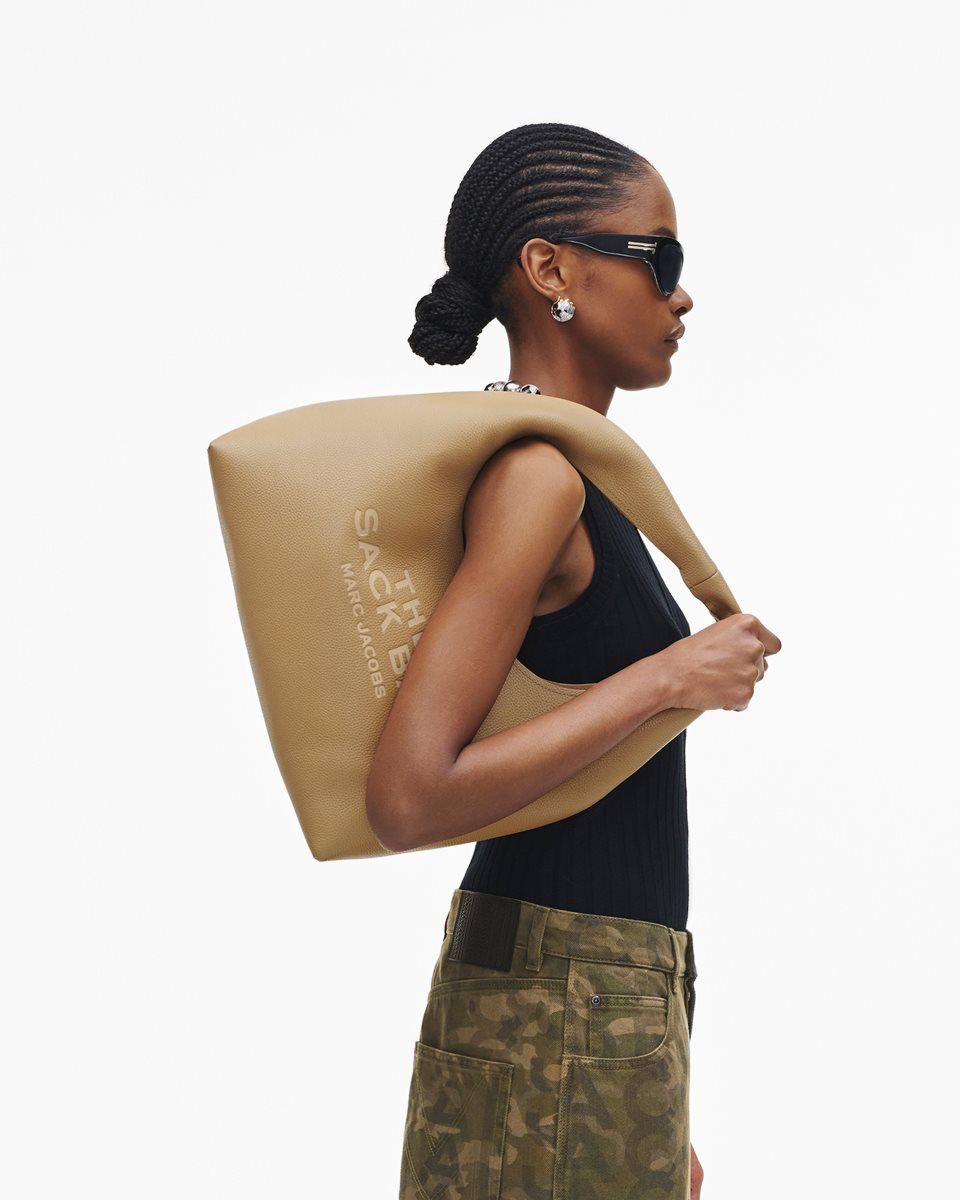 The Sack Bag Marc Jacobs The Sack Bag Femme Marron | 643SAQZXH