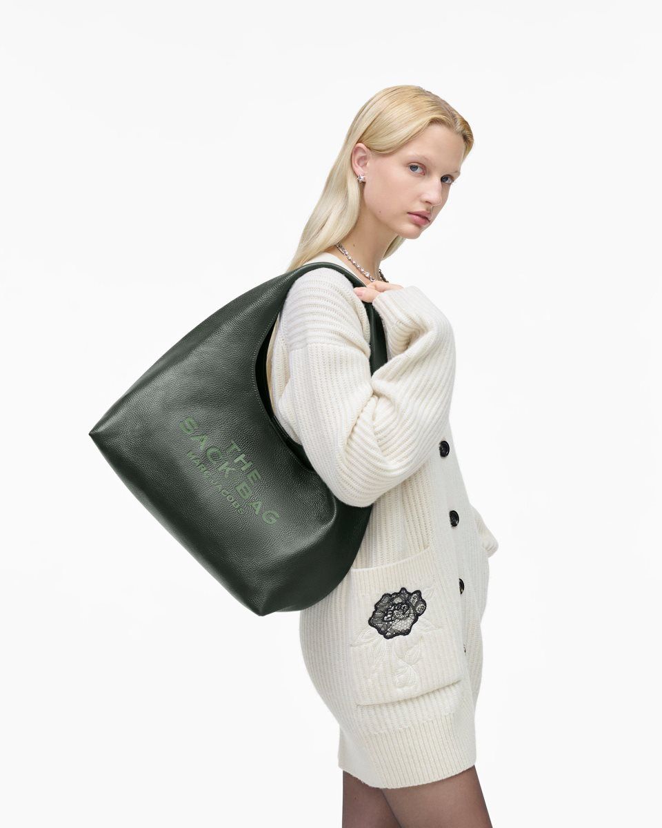 The Sack Bag Marc Jacobs The Sack Bag Femme Vert Foncé | 830SNOXPA