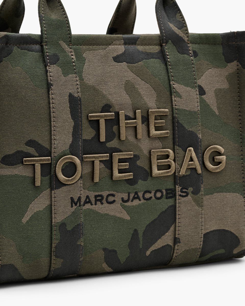 The Tote Bag Marc Jacobs The Camo Jacquard Medium Tote Bag Femme Camouflage Multicolore | 250HVJUOM