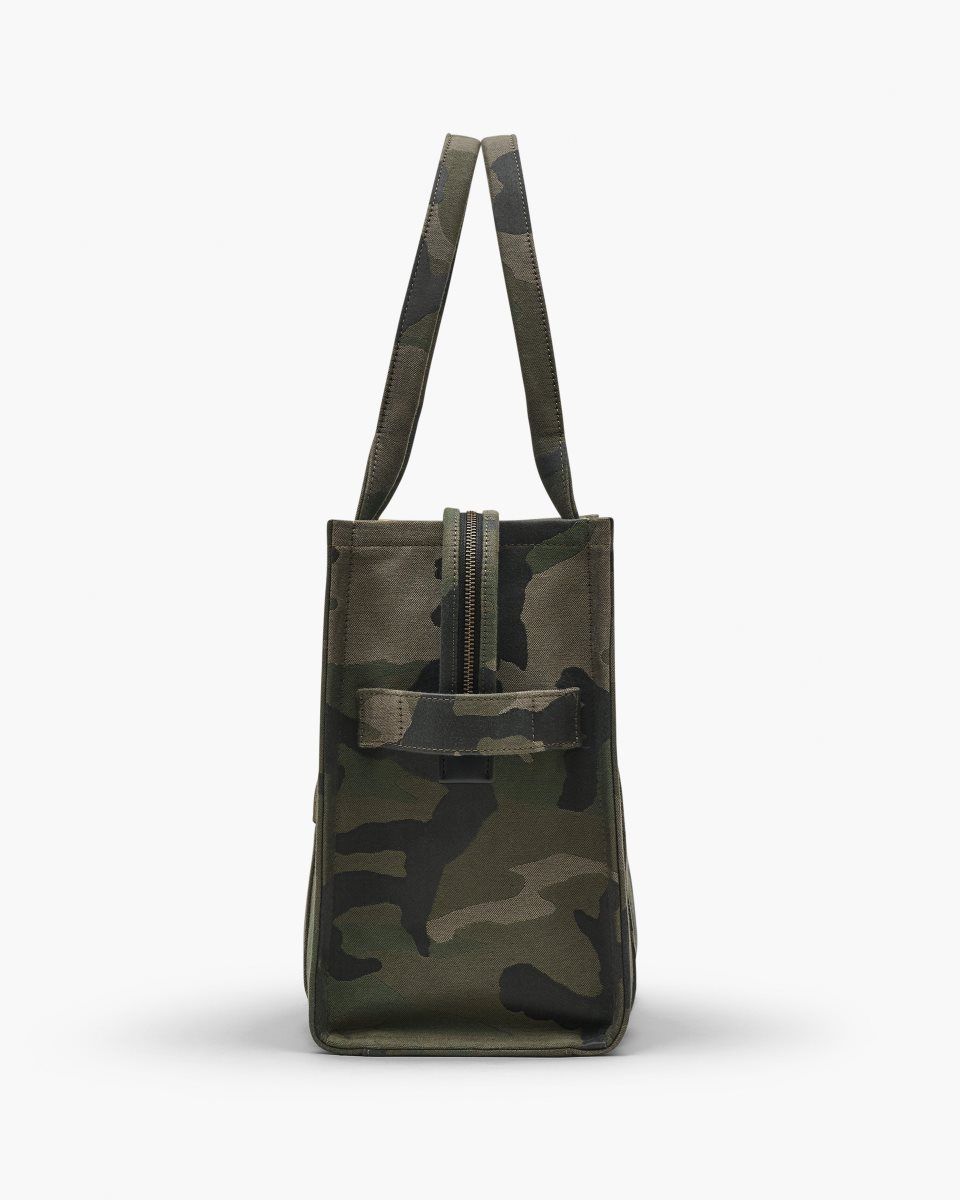 The Tote Bag Marc Jacobs The Camo Jacquard Large Tote Bag Femme Camouflage Multicolore | 952BSWZVP