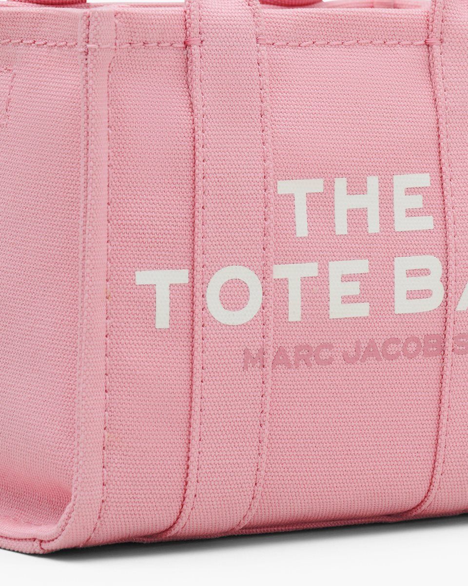 The Tote Bag Marc Jacobs The Canvas Crossbody Tote Bag Femme Rose | 031MCPION
