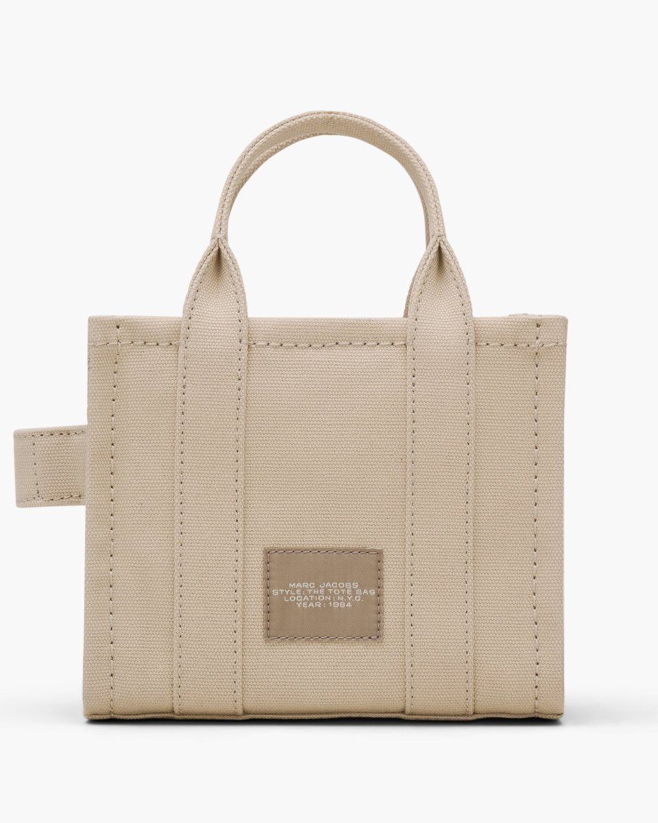 The Tote Bag Marc Jacobs The Canvas Crossbody Tote Bag Femme Beige | 367SGCPAT