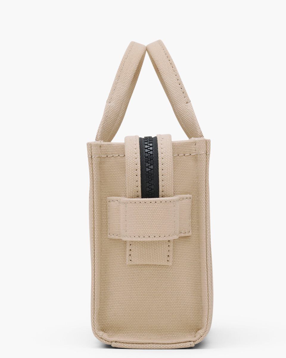 The Tote Bag Marc Jacobs The Canvas Crossbody Tote Bag Femme Beige | 367SGCPAT