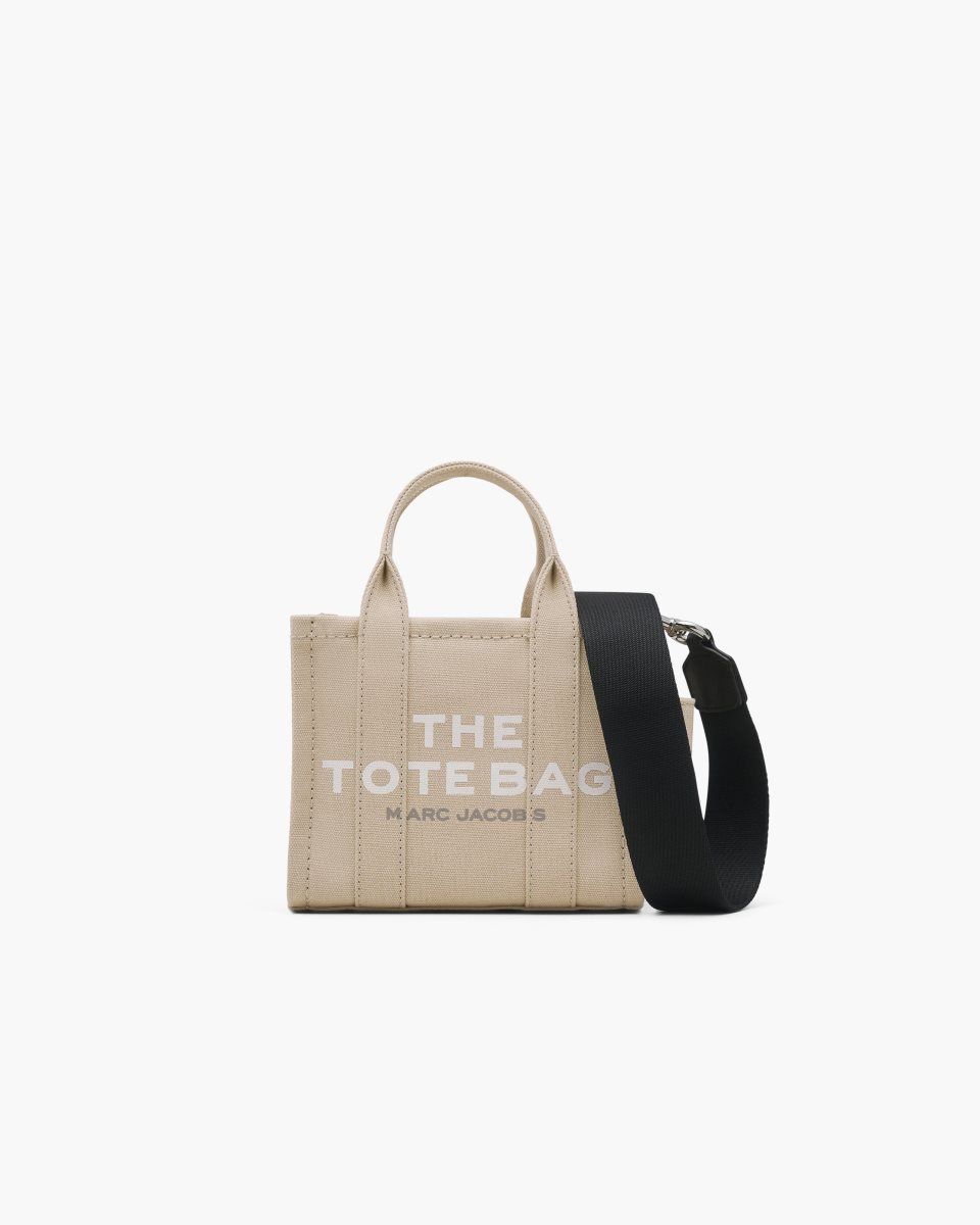 The Tote Bag Marc Jacobs The Canvas Crossbody Tote Bag Femme Beige | 367SGCPAT