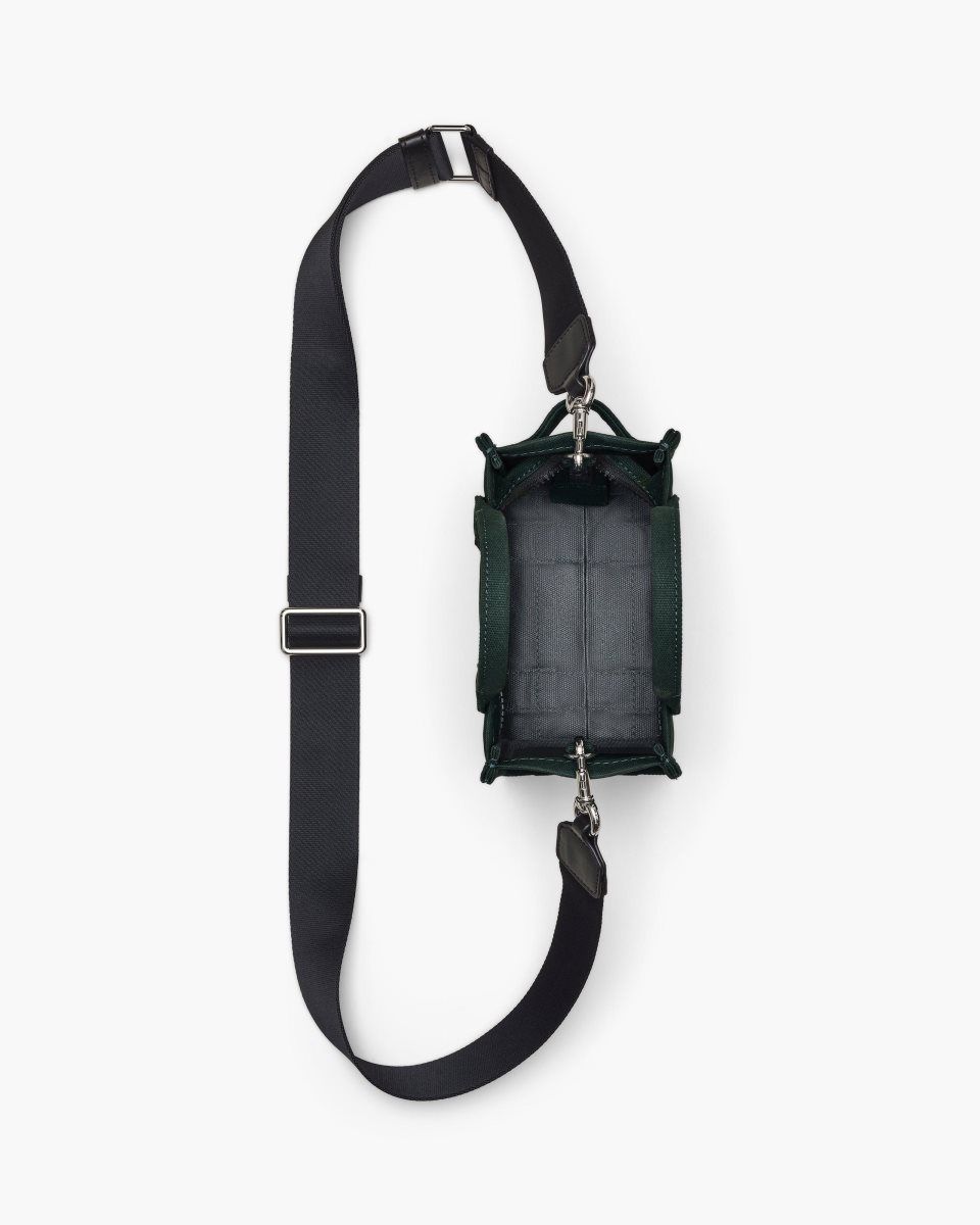 The Tote Bag Marc Jacobs The Canvas Crossbody Tote Bag Femme Vert Foncé | 731FKCMSO