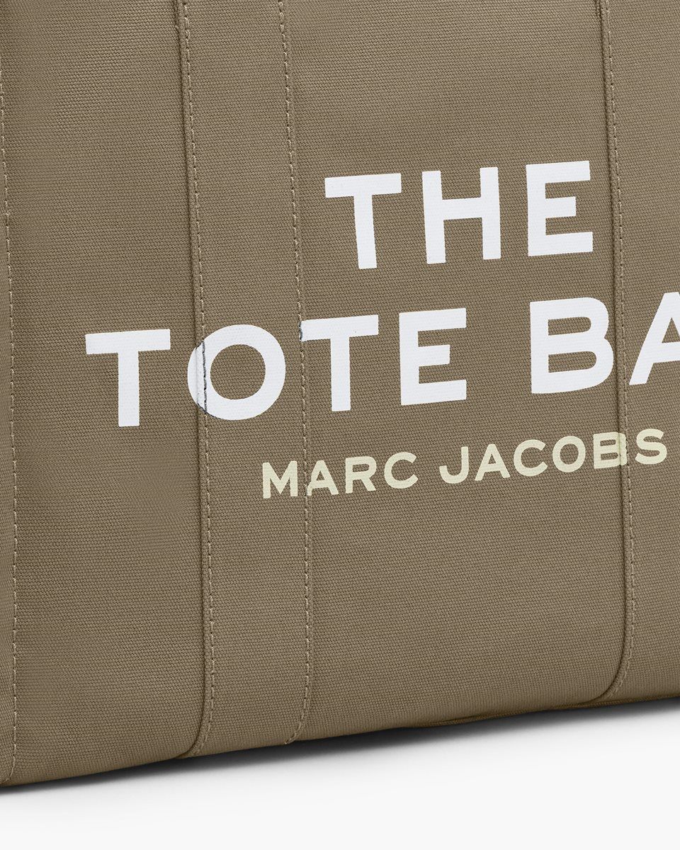 The Tote Bag Marc Jacobs The Canvas Large Tote Bag Femme Vert | 209JPOTQK