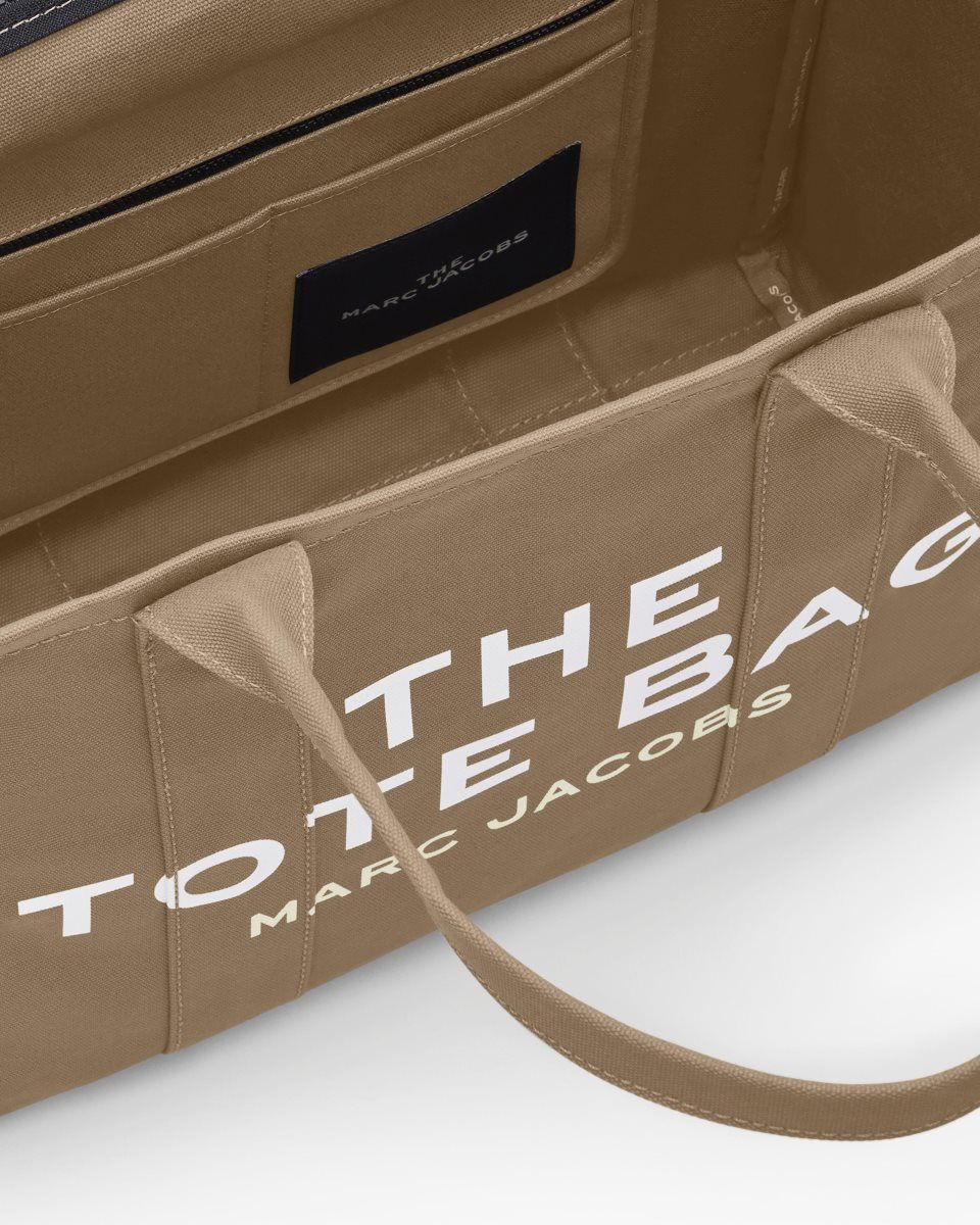 The Tote Bag Marc Jacobs The Canvas Large Tote Bag Femme Vert | 209JPOTQK