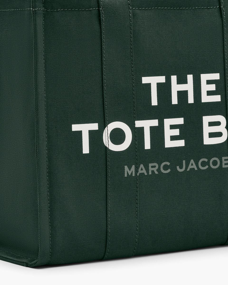 The Tote Bag Marc Jacobs The Canvas Large Tote Bag Femme Vert Foncé | 852WJTBDL