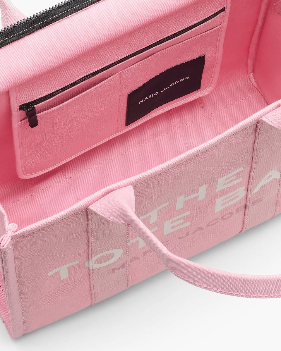 The Tote Bag Marc Jacobs The Canvas Large Tote Bag Femme Rose | 895RGUSEO