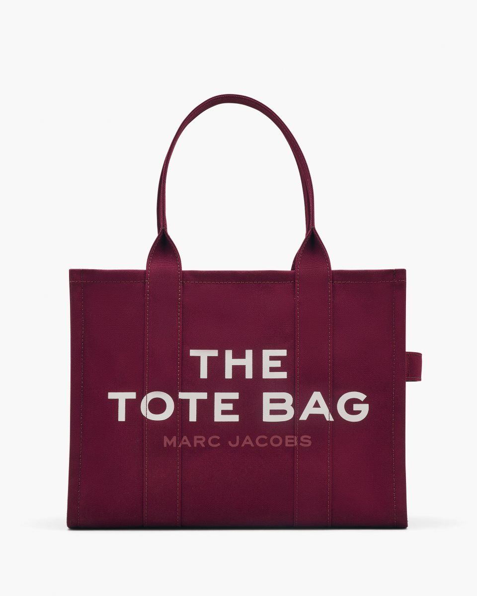 The Tote Bag Marc Jacobs The Canvas Large Tote Bag Femme Bordeaux | 941CLUBXW