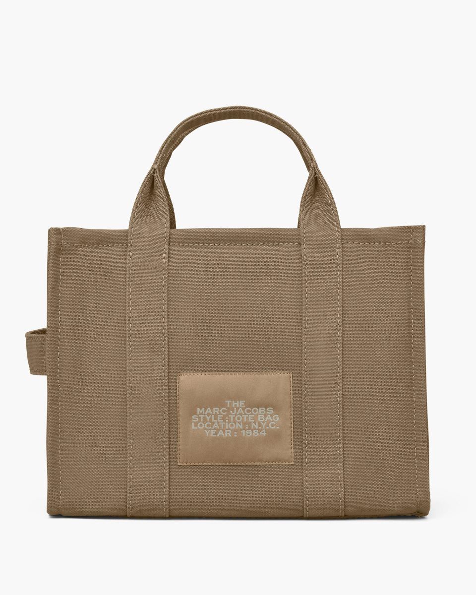 The Tote Bag Marc Jacobs The Canvas Medium Tote Bag Femme Vert | 248FHRSNC