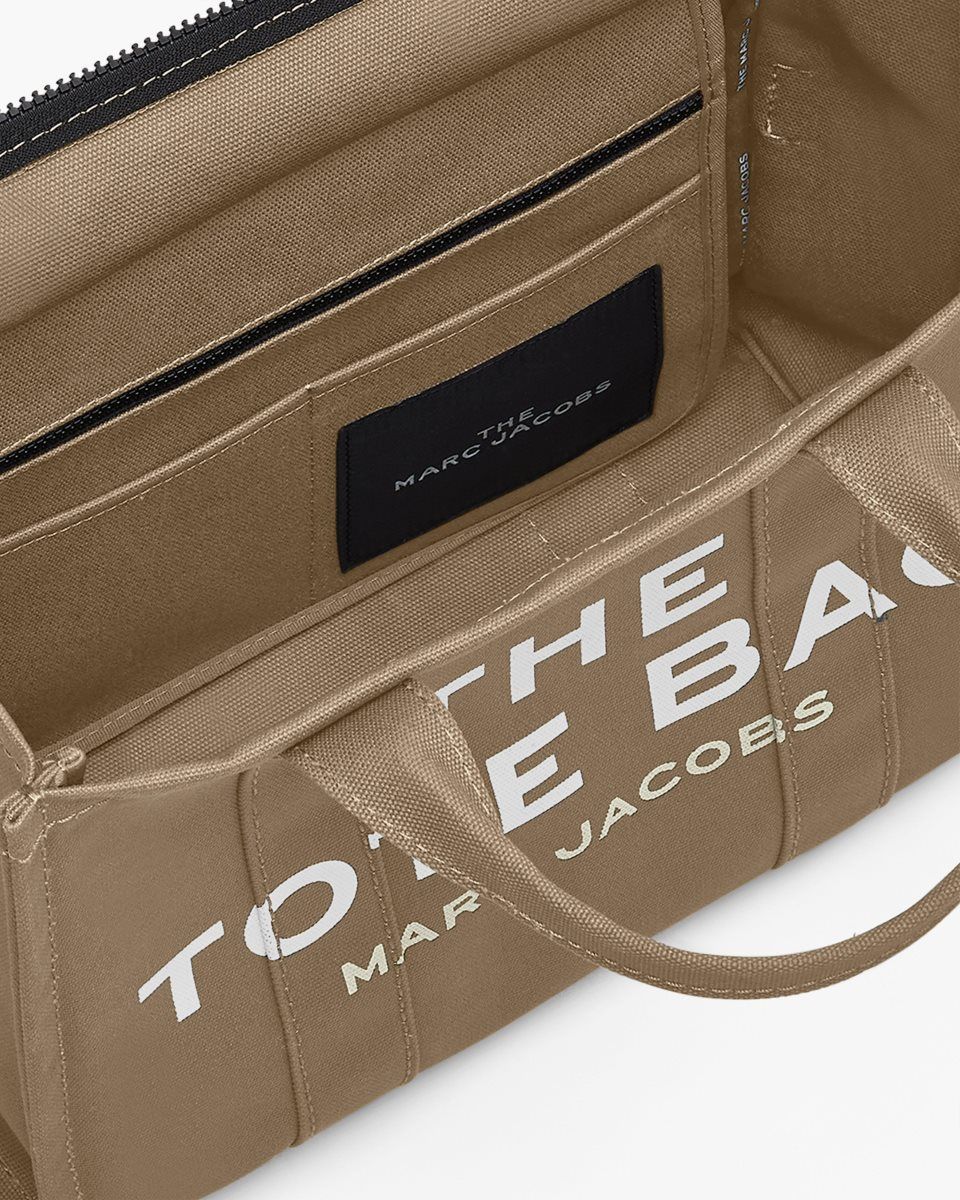 The Tote Bag Marc Jacobs The Canvas Medium Tote Bag Femme Vert | 248FHRSNC