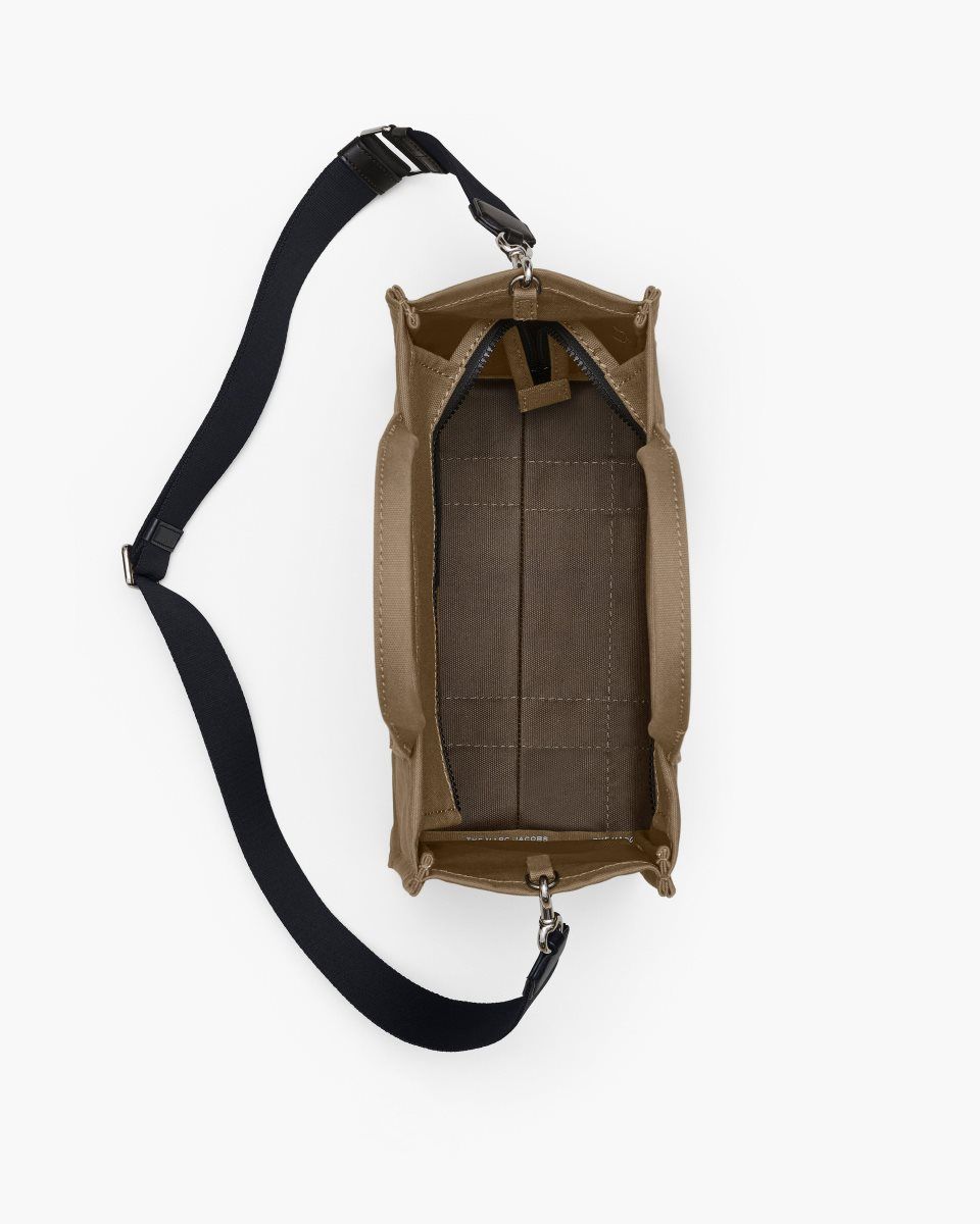 The Tote Bag Marc Jacobs The Canvas Medium Tote Bag Femme Vert | 248FHRSNC