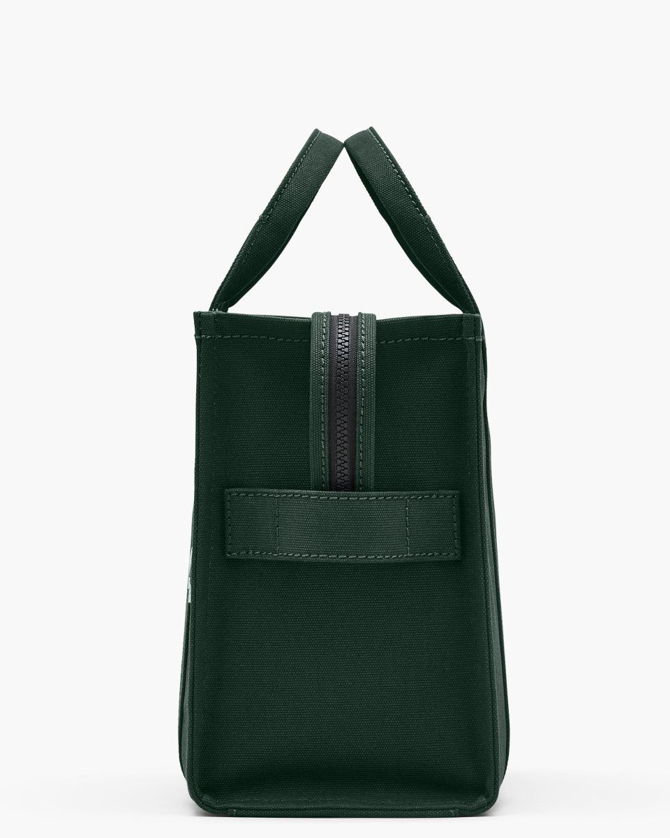 The Tote Bag Marc Jacobs The Canvas Medium Tote Bag Femme Vert Foncé | 512AMXIGT