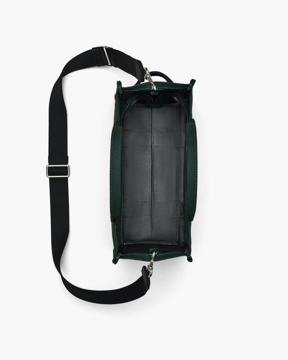 The Tote Bag Marc Jacobs The Canvas Medium Tote Bag Femme Vert Foncé | 512AMXIGT