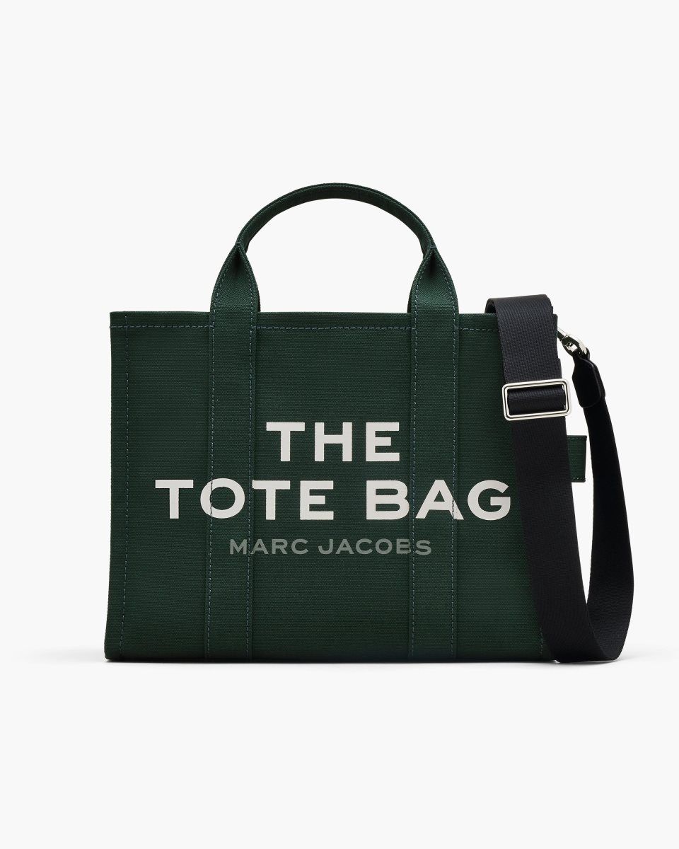 The Tote Bag Marc Jacobs The Canvas Medium Tote Bag Femme Vert Foncé | 512AMXIGT