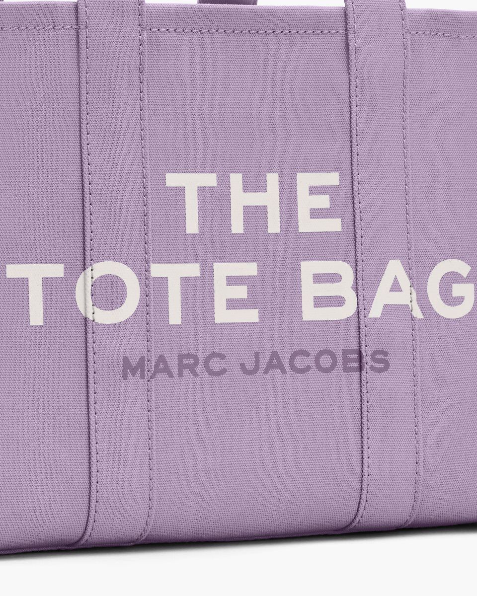The Tote Bag Marc Jacobs The Canvas Medium Tote Bag Femme Violette | 861XLFVNS