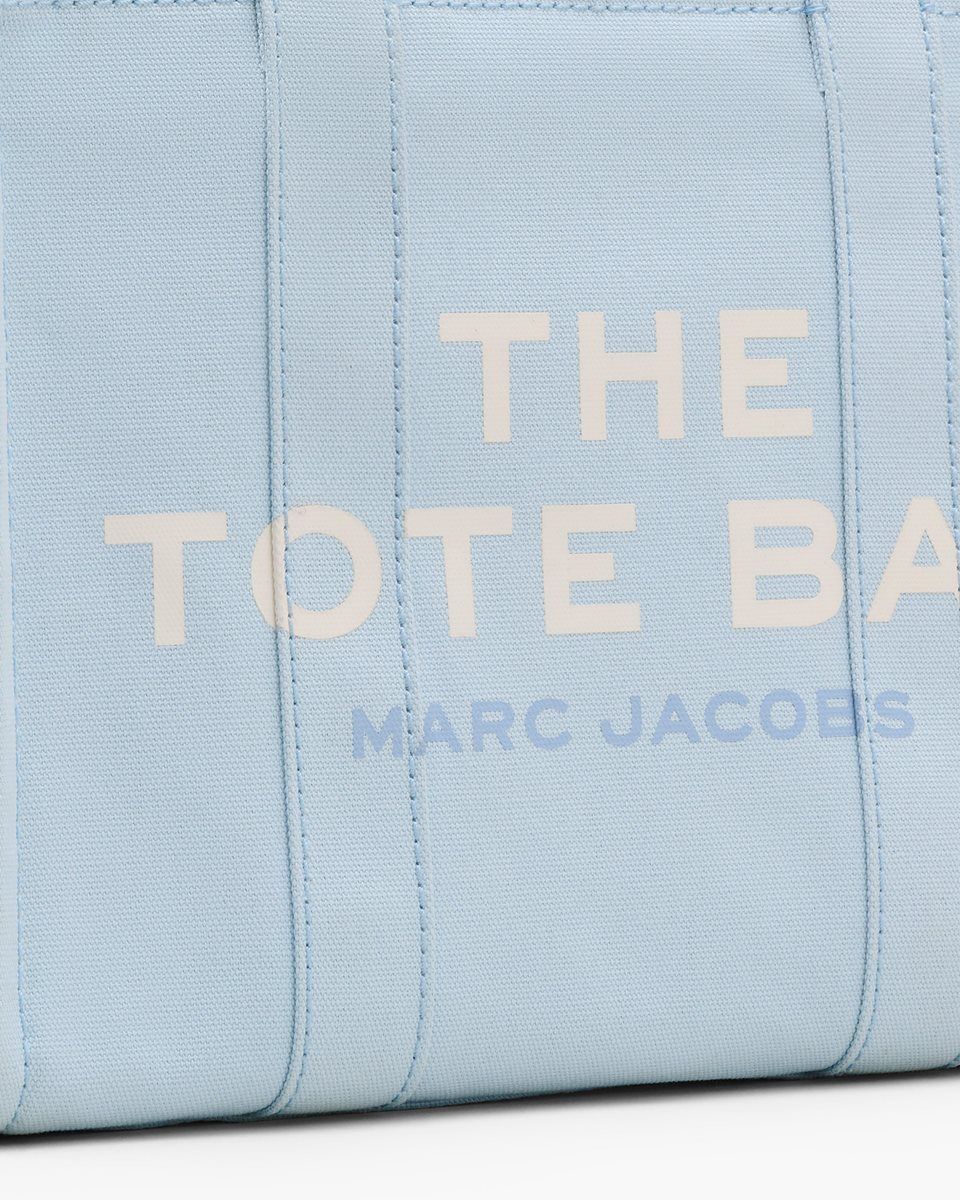 The Tote Bag Marc Jacobs The Canvas Medium Tote Bag Femme Bleu | 183OBNGIU