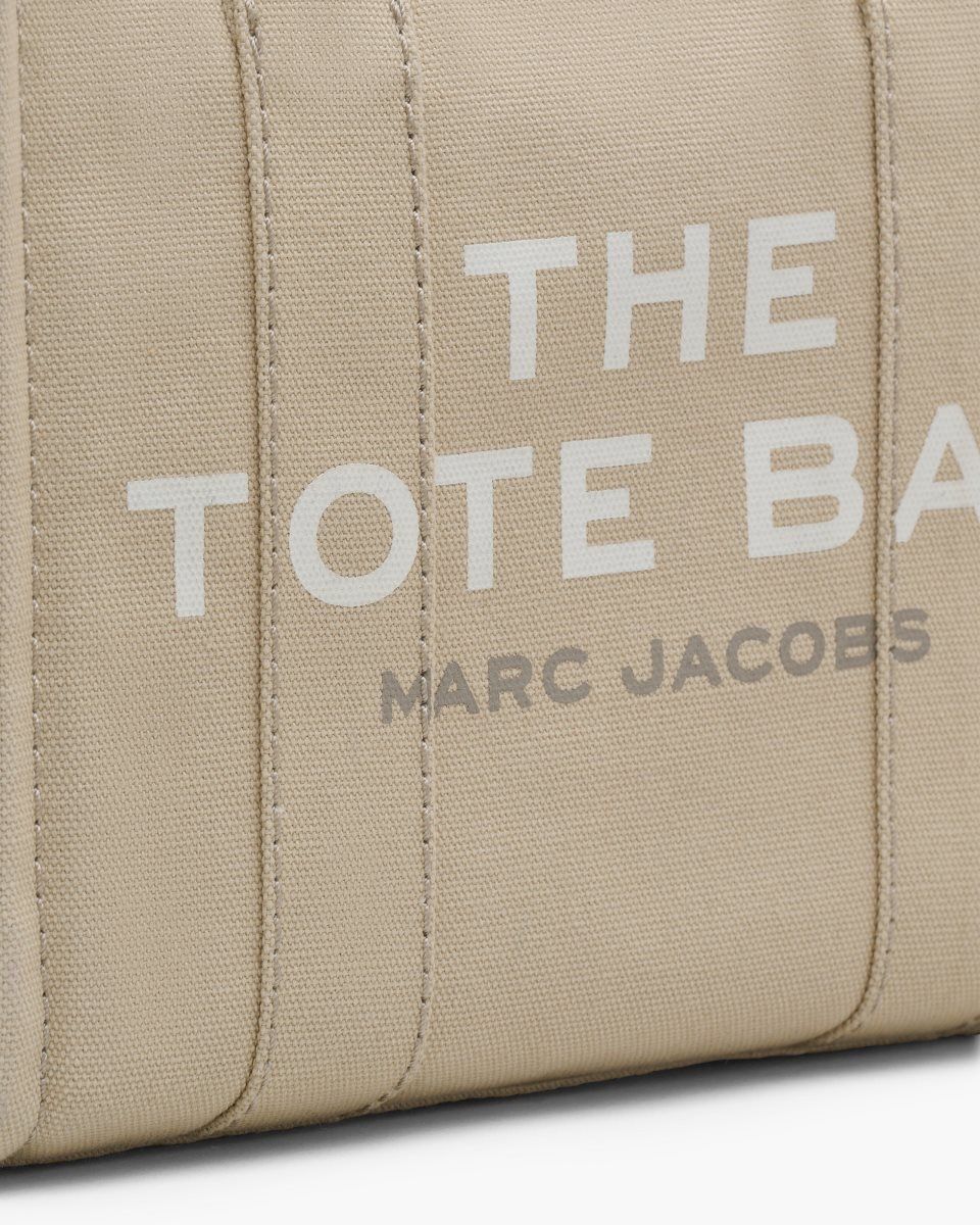 The Tote Bag Marc Jacobs The Canvas Small Tote Bag Femme Beige | 062XSKVHI