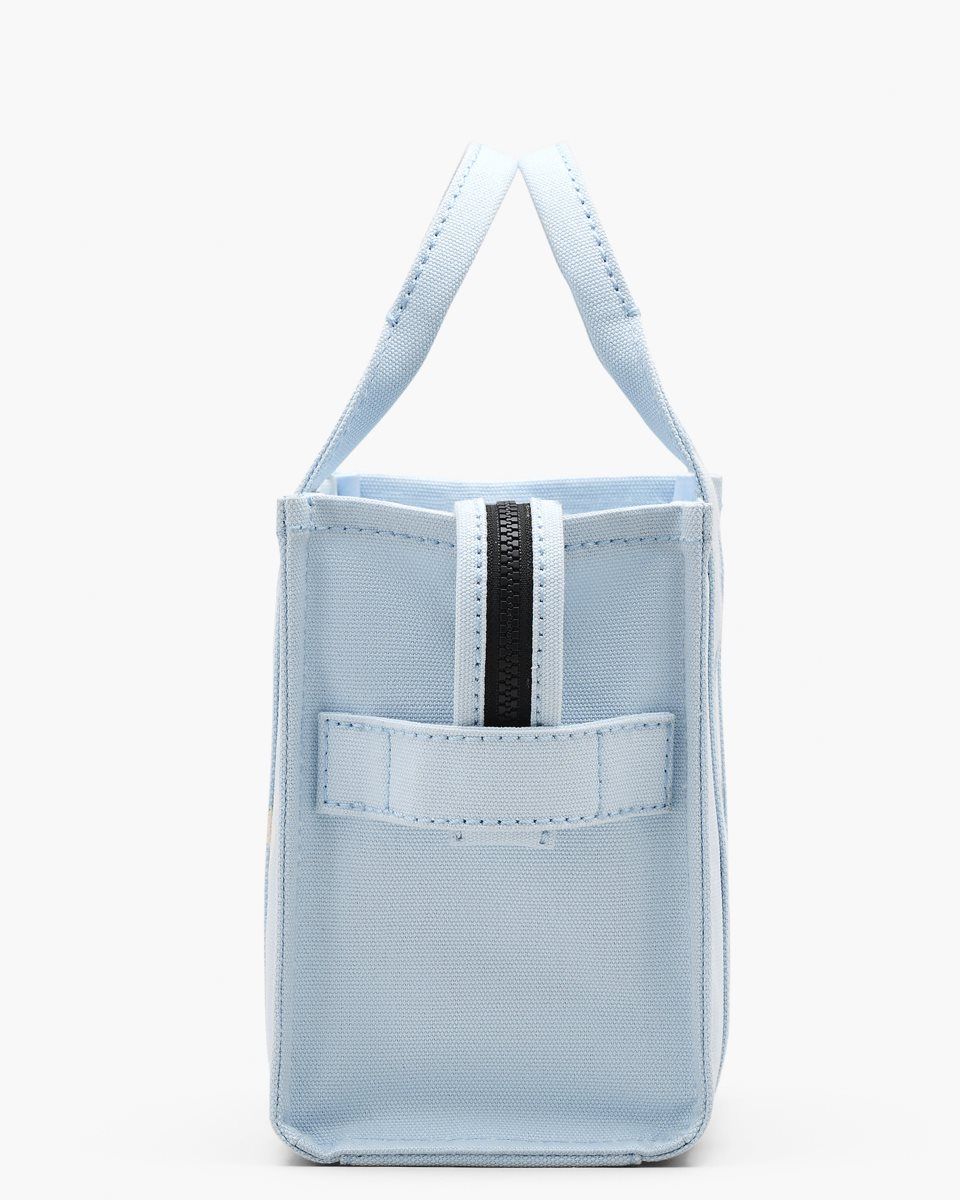 The Tote Bag Marc Jacobs The Canvas Small Tote Bag Femme Bleu | 508EZFRAD