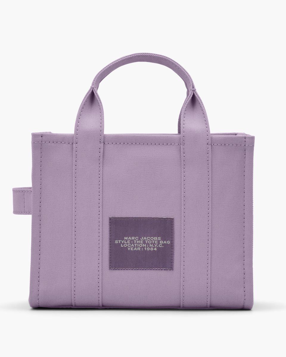 The Tote Bag Marc Jacobs The Canvas Small Tote Bag Femme Violette | 694SJDUEC