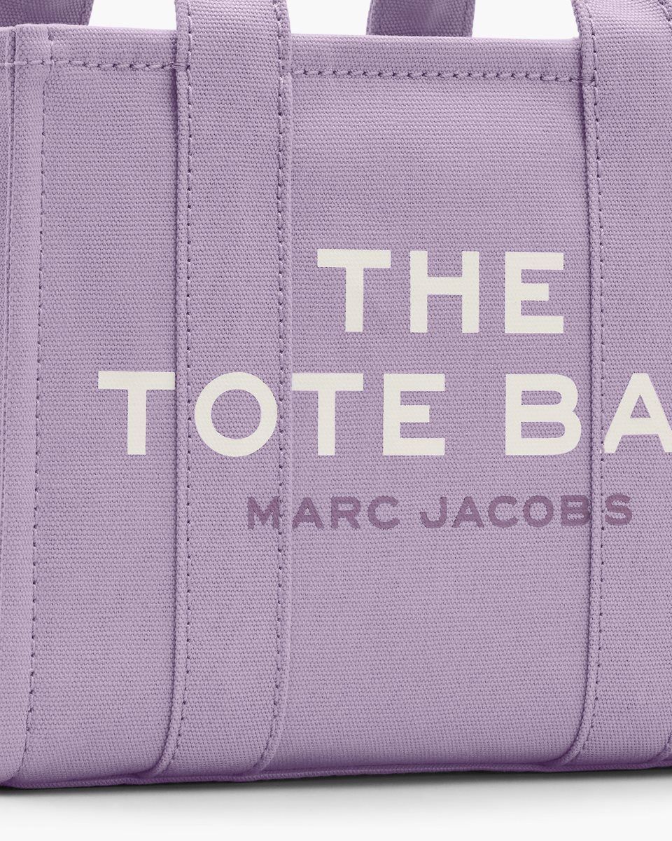 The Tote Bag Marc Jacobs The Canvas Small Tote Bag Femme Violette | 694SJDUEC