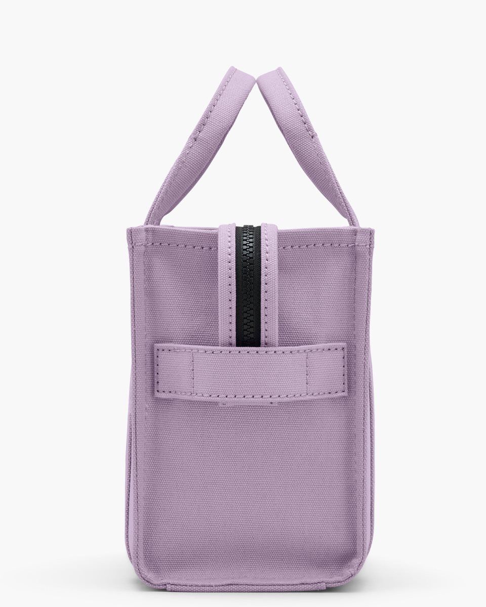 The Tote Bag Marc Jacobs The Canvas Small Tote Bag Femme Violette | 694SJDUEC