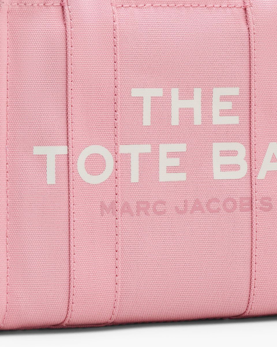 The Tote Bag Marc Jacobs The Canvas Small Tote Bag Femme Rose | 790QOBJDG