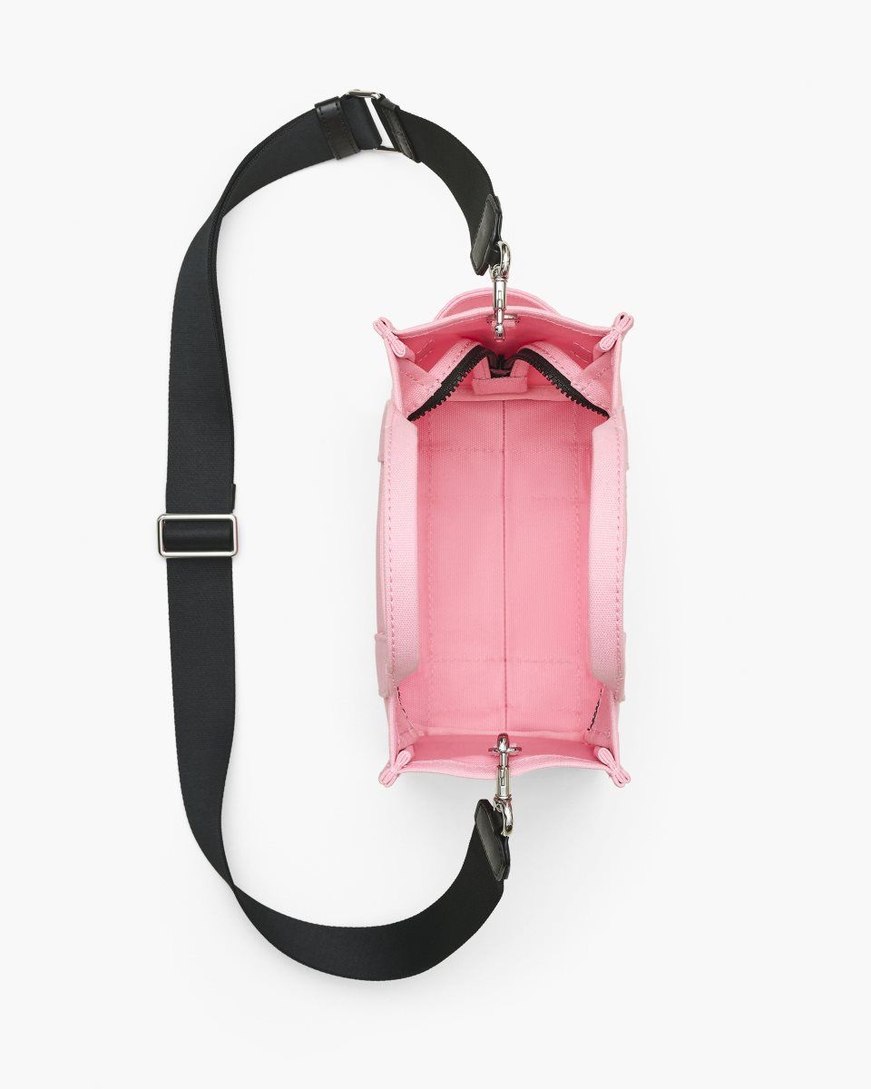 The Tote Bag Marc Jacobs The Canvas Small Tote Bag Femme Rose | 790QOBJDG