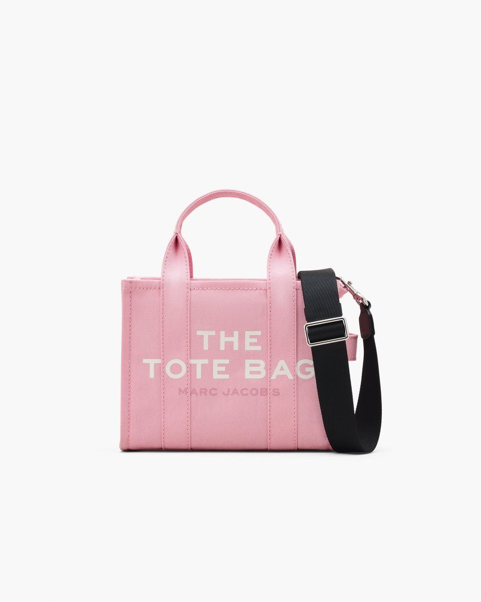 The Tote Bag Marc Jacobs The Canvas Small Tote Bag Femme Rose | 790QOBJDG