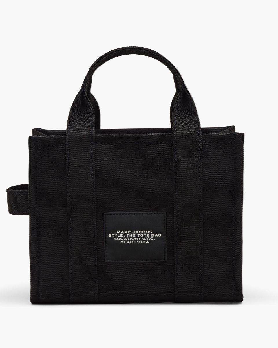 The Tote Bag Marc Jacobs The Canvas Small Tote Bag Femme Noir | 946VBEIMG