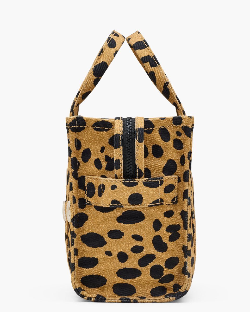 The Tote Bag Marc Jacobs The Cheetah Canvas Small Tote Bag Femme Noir Multicolore | 036YSXCOF