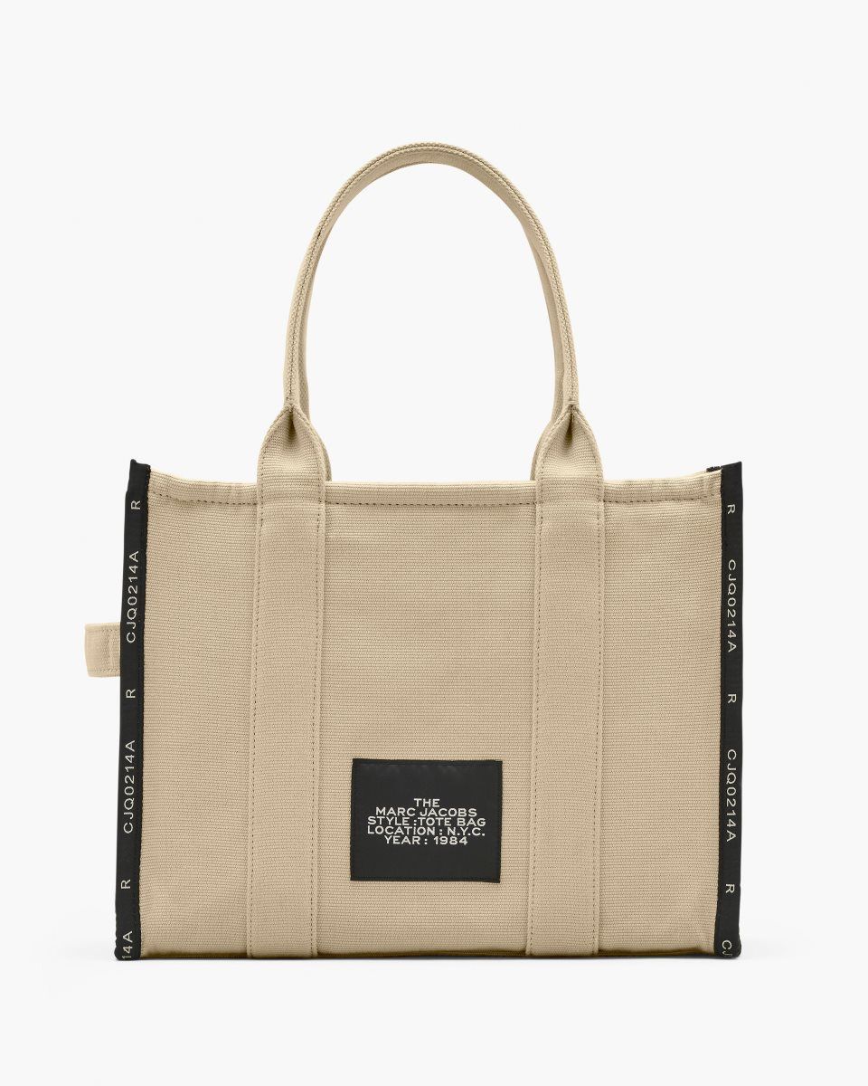 The Tote Bag Marc Jacobs The Jacquard Large Tote Bag Femme Marron | 670VCIBZG