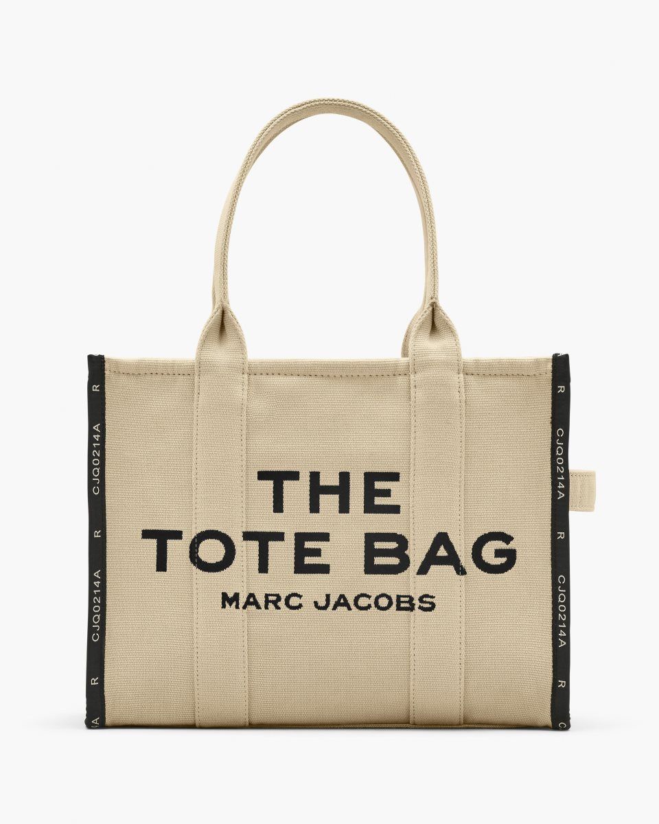 The Tote Bag Marc Jacobs The Jacquard Large Tote Bag Femme Marron | 670VCIBZG