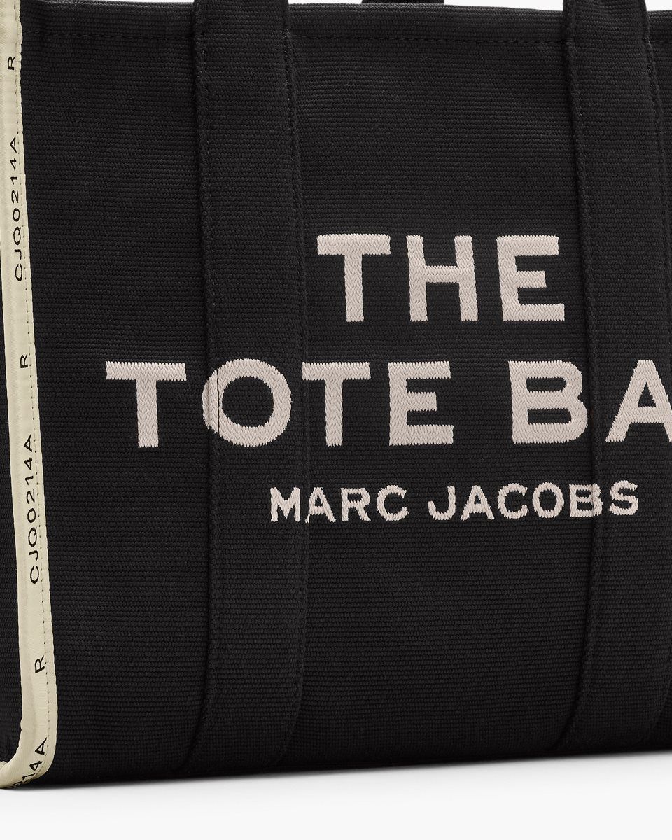The Tote Bag Marc Jacobs The Jacquard Large Tote Bag Femme Noir | 840GKQHSE