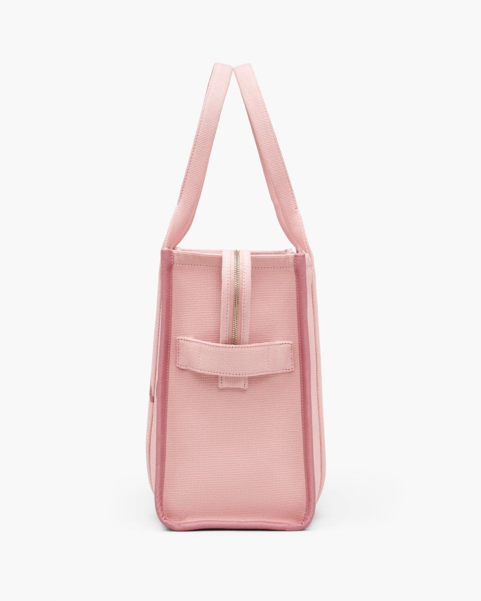 The Tote Bag Marc Jacobs The Jacquard Large Tote Bag Femme Rose | 843STEQHR