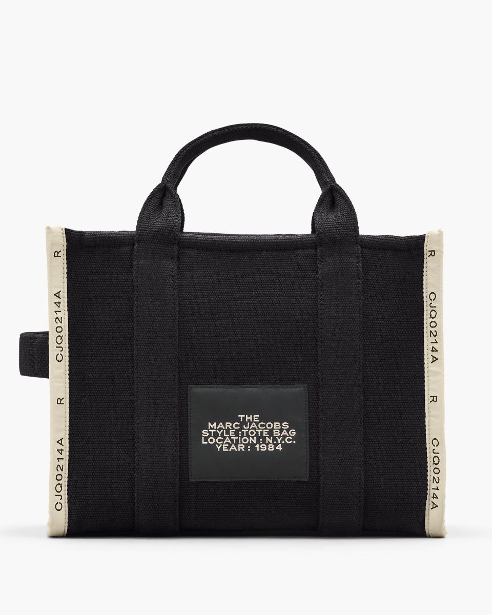 The Tote Bag Marc Jacobs The Jacquard Medium Tote Bag Femme Noir | 526JEUXAG